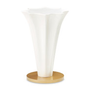 Chairside Table - Silver Mist La Terrazza Collection by Michael Amini  9092222-823