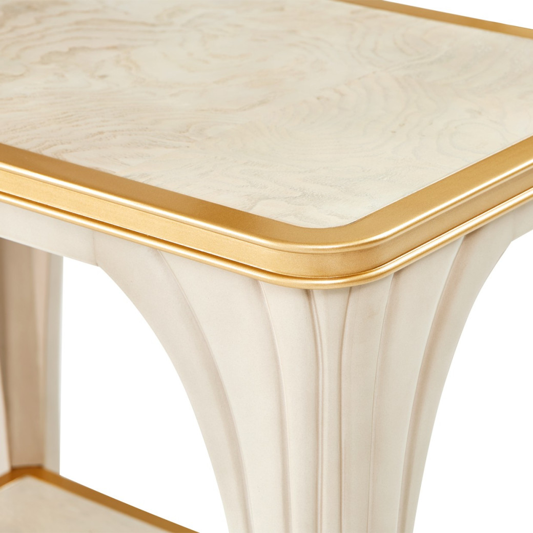 Rect. End Table Silver Mist La Terrazza Collection by Michael Amini 9092202-823