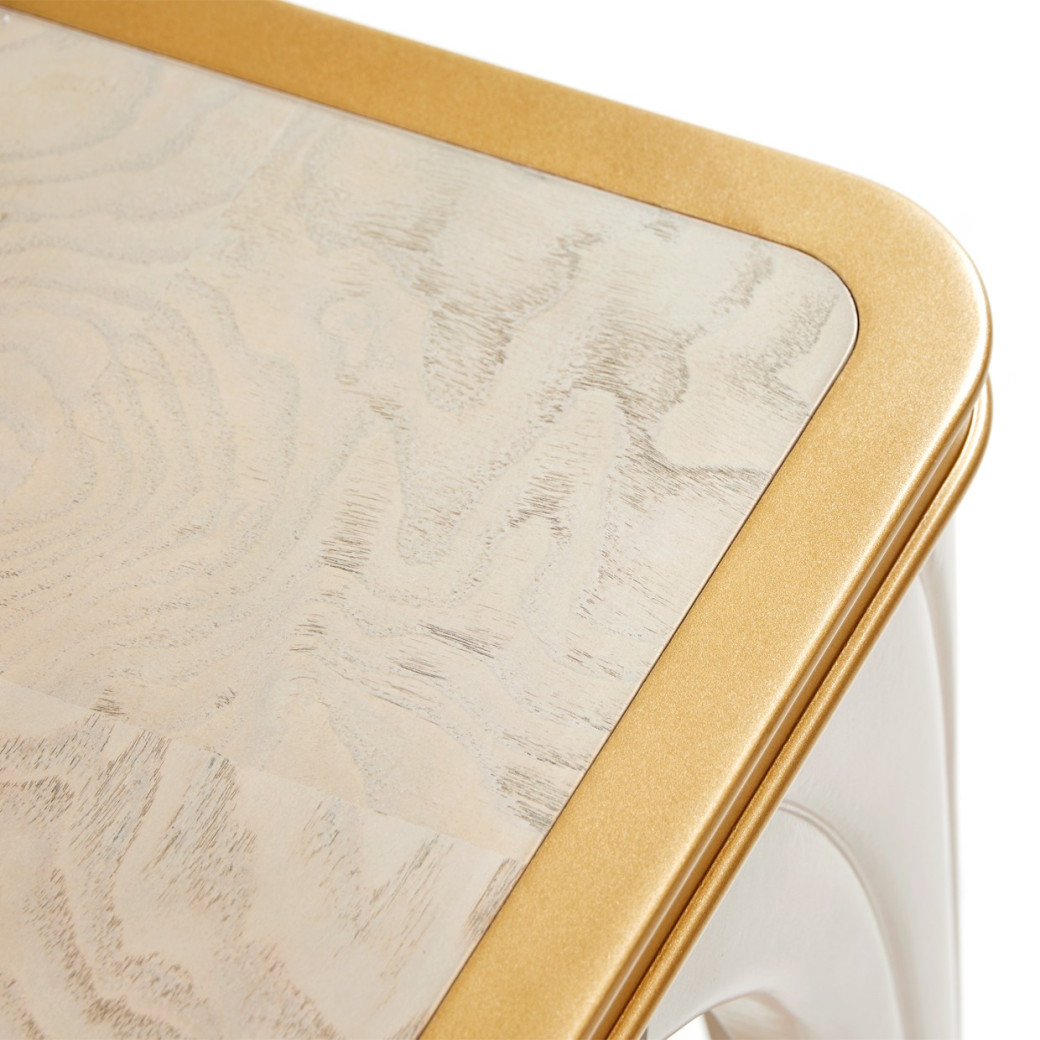 Rect. End Table Silver Mist La Terrazza Collection by Michael Amini 9092202-823