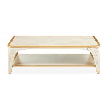 Rect. Cocktail Table Silver...