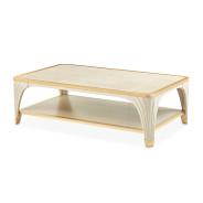 Rect. Cocktail Table Silver Mist La Terrazza Collection by Michael Amini  9092201-823
