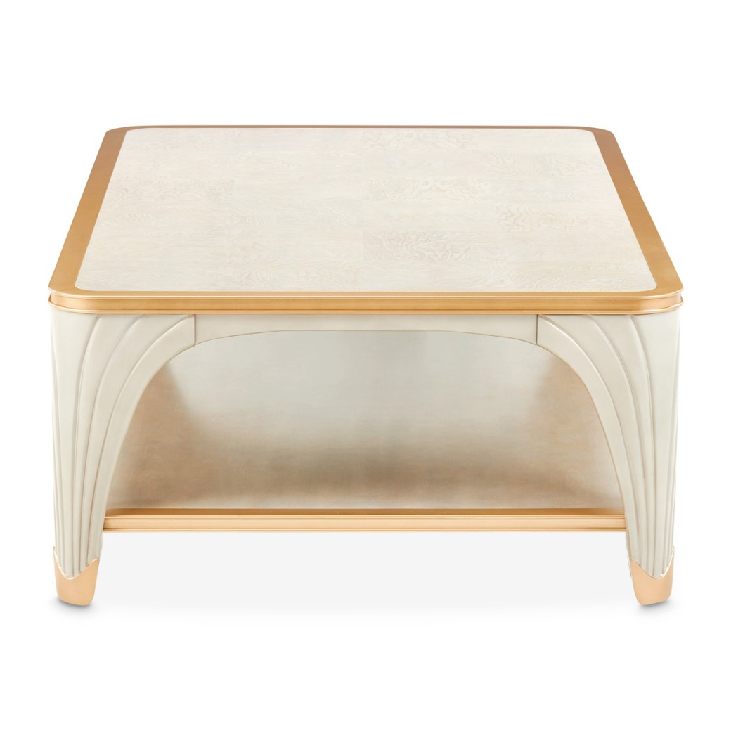 Rect. Cocktail Table Silver Mist La Terrazza Collection by Michael Amini  9092201-823