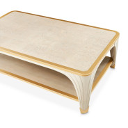 Rect. Cocktail Table Silver Mist La Terrazza Collection by Michael Amini  9092201-823