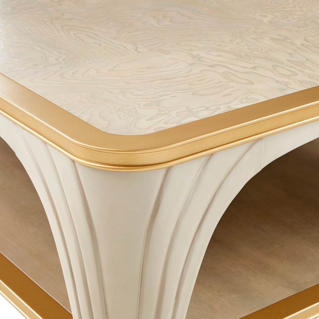 Rect. Cocktail Table Silver Mist La Terrazza Collection by Michael Amini  9092201-823