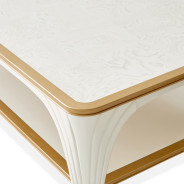 Rect. Cocktail Table Creamy Pearl La Terrazza Collection by Michael Amini 9092201-112