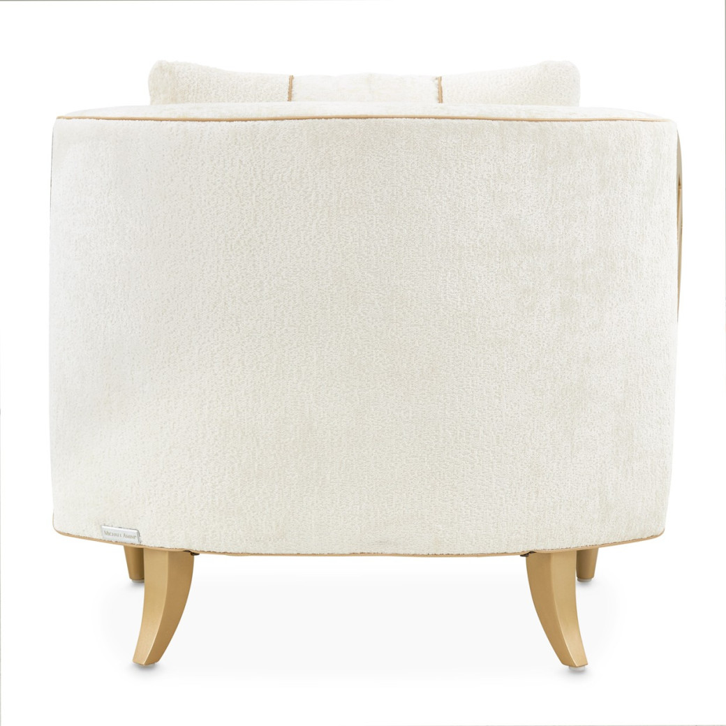 Accent Chair Starlight Light Champagne Light Terrazza Collection By Michael Amini 9092834-STRLT-124