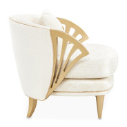 Accent Chair Starlight Light Champagne Light Terrazza Collection By Michael Amini 9092834-STRLT-124