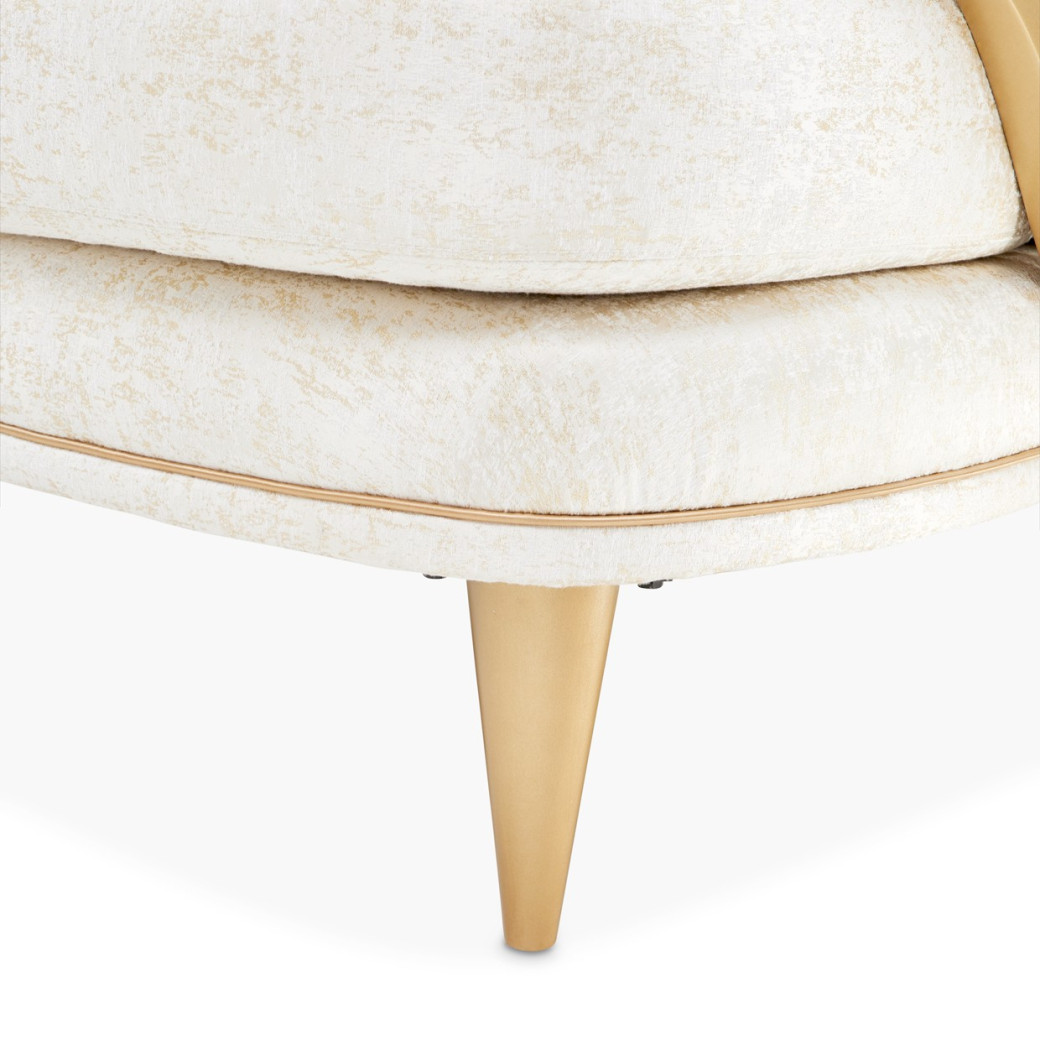 Accent Chair Starlight Light Champagne Light Terrazza Collection By Michael Amini 9092834-STRLT-124