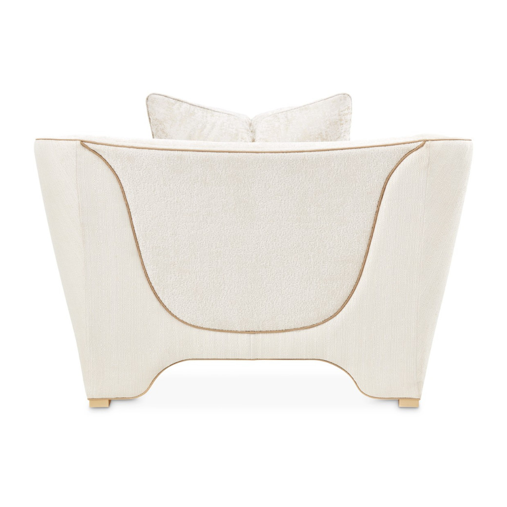 Matching Chair Starlight Light Champagne La Terrazza Collection By Michael Amini. 9092835-STRLT-124