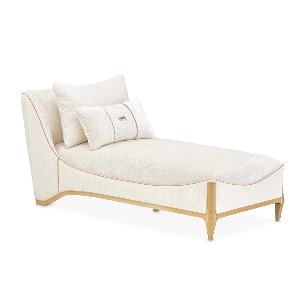 Chaise Starlight Light Champagne La Terrazza Collection by Michael Amini 9092841-STRLT-124