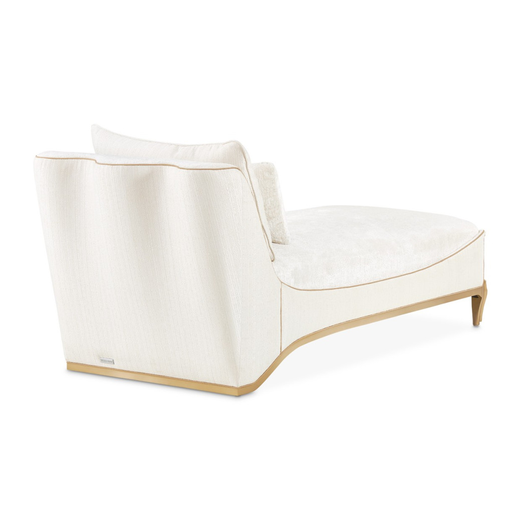 Chaise Starlight Light Champagne La Terrazza Collection by Michael Amini 9092841-STRLT-124