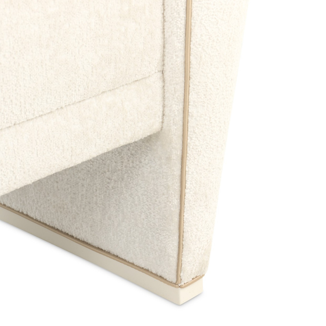 Bed Bench Creamy Pearl La Terrazza Collection by Michael Amini  9092904-112