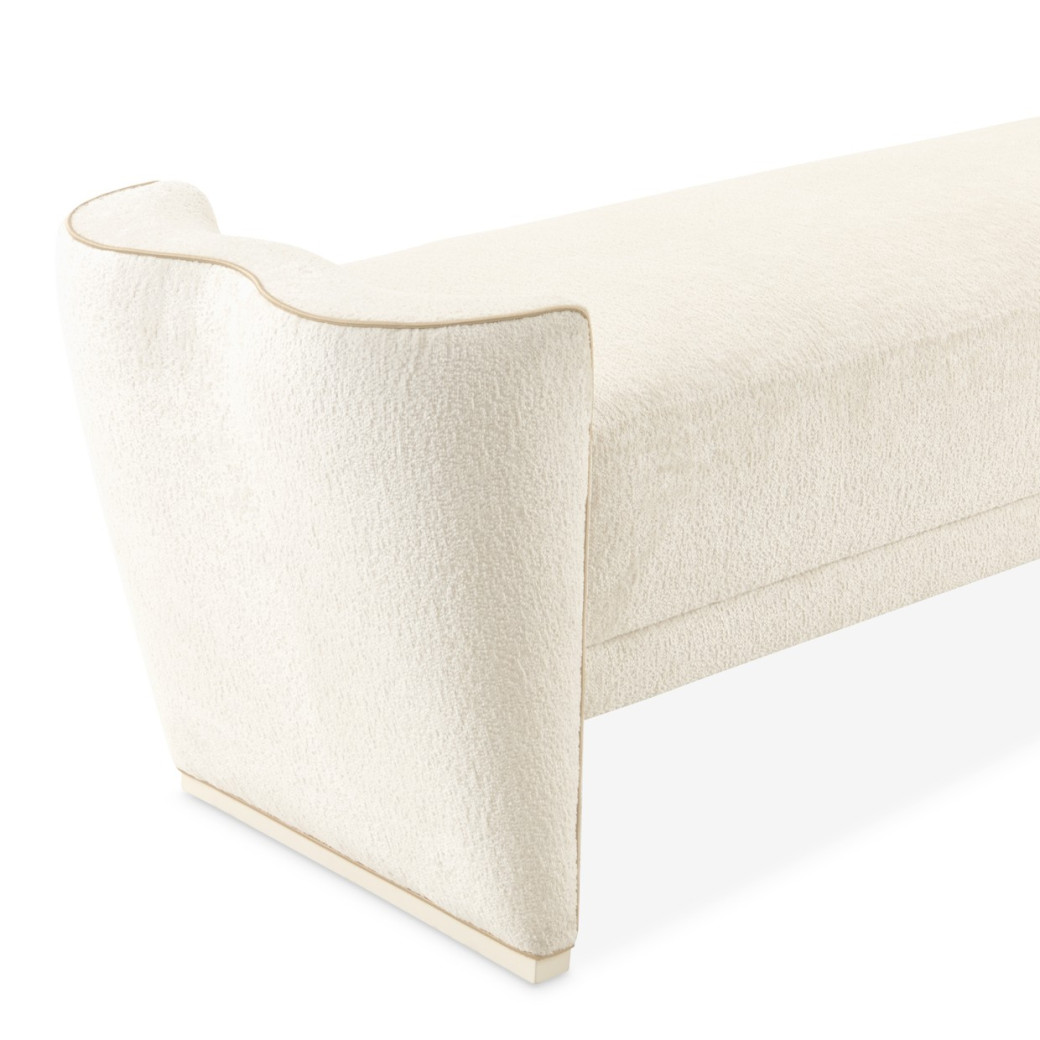 Bed Bench Creamy Pearl La Terrazza Collection by Michael Amini  9092904-112