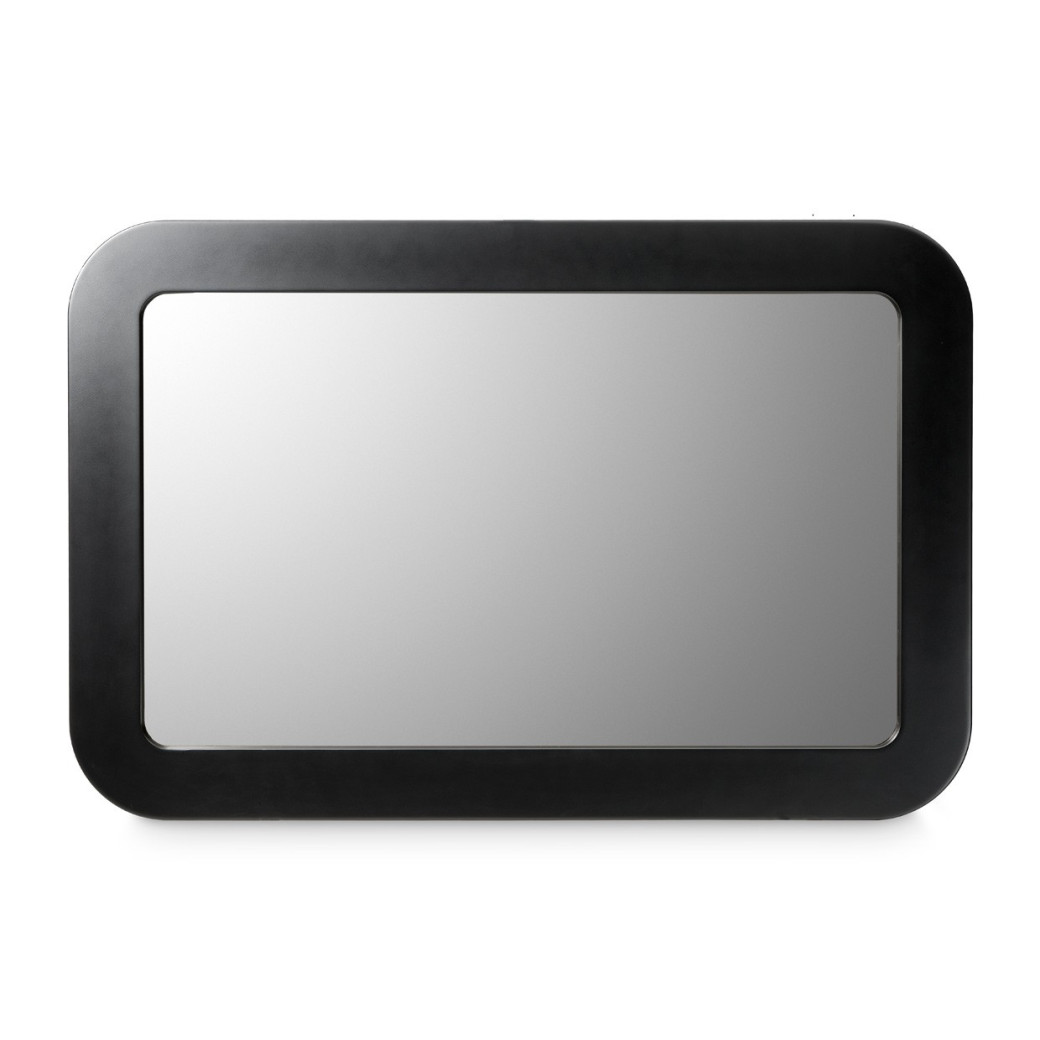 Wall Mirror Lisbon Collection Silken Matte Black Finish By Michael Amini LFR-LSBN260-826