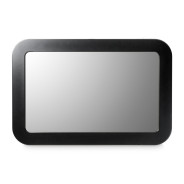 Wall Mirror Lisbon Collection Silken Matte Black Finish By Michael Amini LFR-LSBN260-826