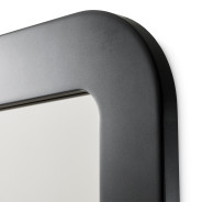 Wall Mirror Lisbon Collection Silken Matte Black Finish By Michael Amini LFR-LSBN260-826