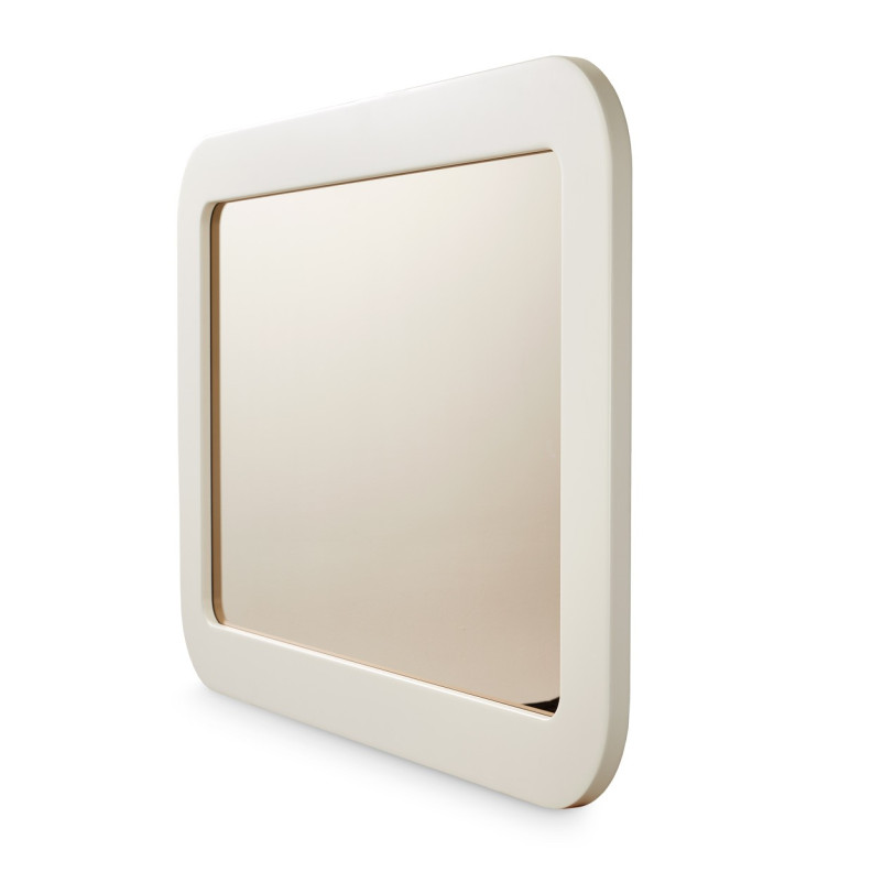 Wall Mirror Lisbon Collection Silken Matte Cream Finish by Michael Amini LFR-LSBN260-140