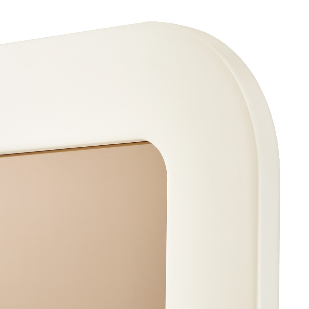 Wall Mirror Lisbon Collection Silken Matte Cream Finish by Michael Amini LFR-LSBN260-140