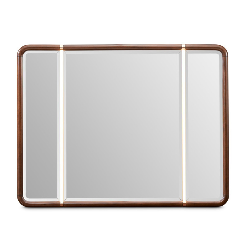 Dresser Mirror with LED Lighting Mason Park Collection by Michael Amini  9094060-406
