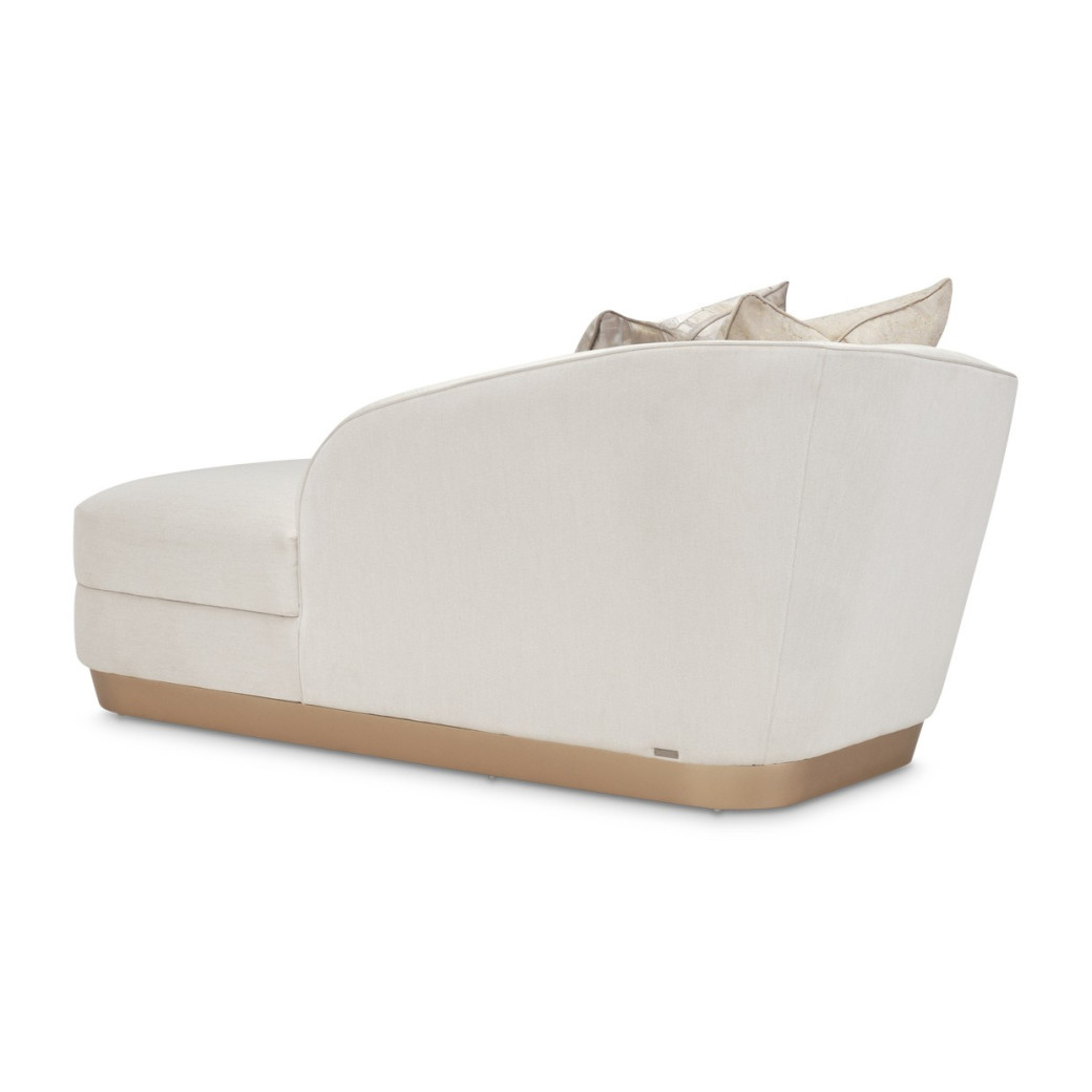 La Rachelle Chaise ICICLE Md Champagne By Michael Amini