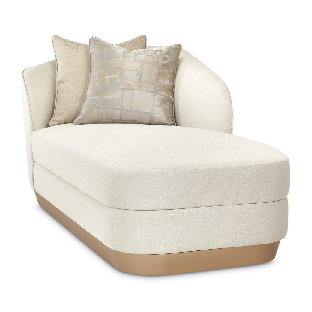 La Rachelle Chaise ICICLE Md Champagne By Michael Amini
