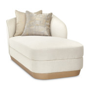 La Rachelle Chaise ICICLE Md Champagne By Michael Amini