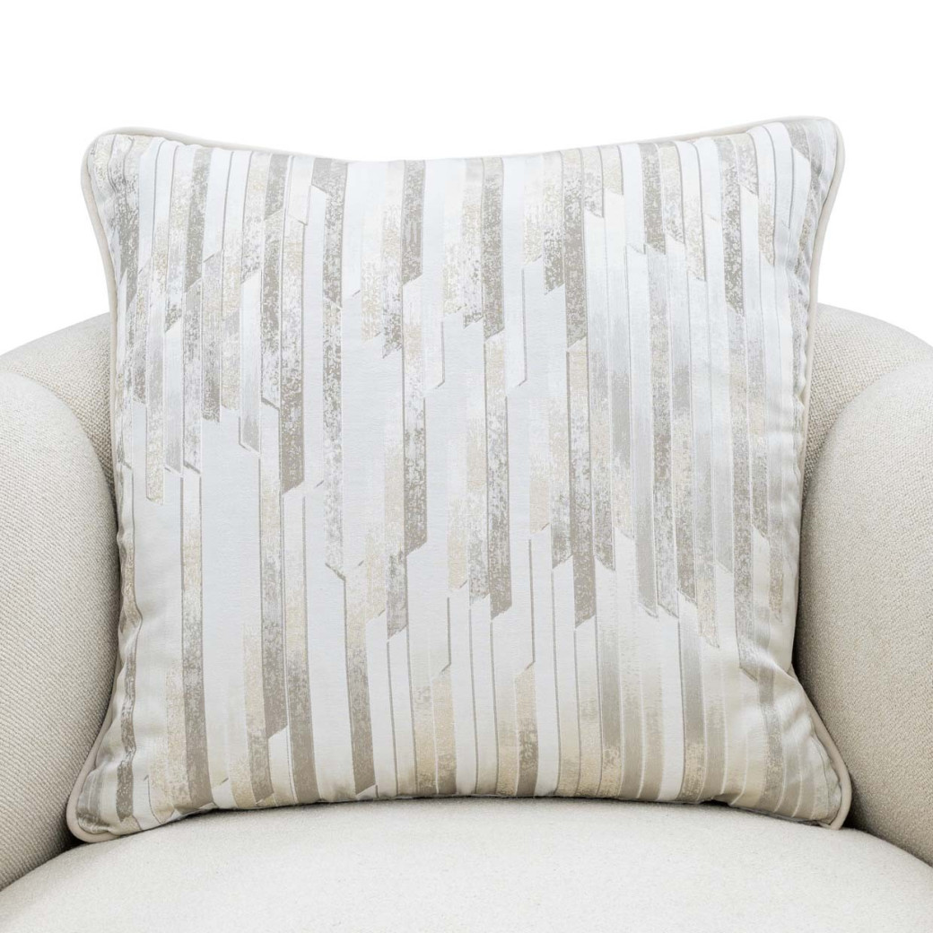 Matching Accent Chair Light Champagne Scotts Square Collection by Michael Amini 9097835-CNSLK-124