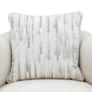 Matching Accent Chair Light Champagne Scotts Square Collection by Michael Amini 9097835-CNSLK-124
