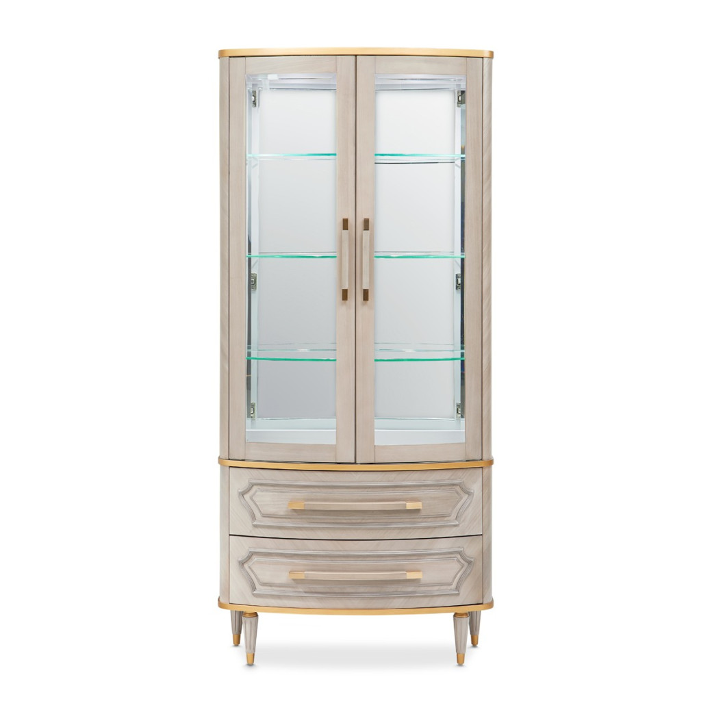 St. Charles Display Cabinet 2pc by Michael Amini 9088209-803