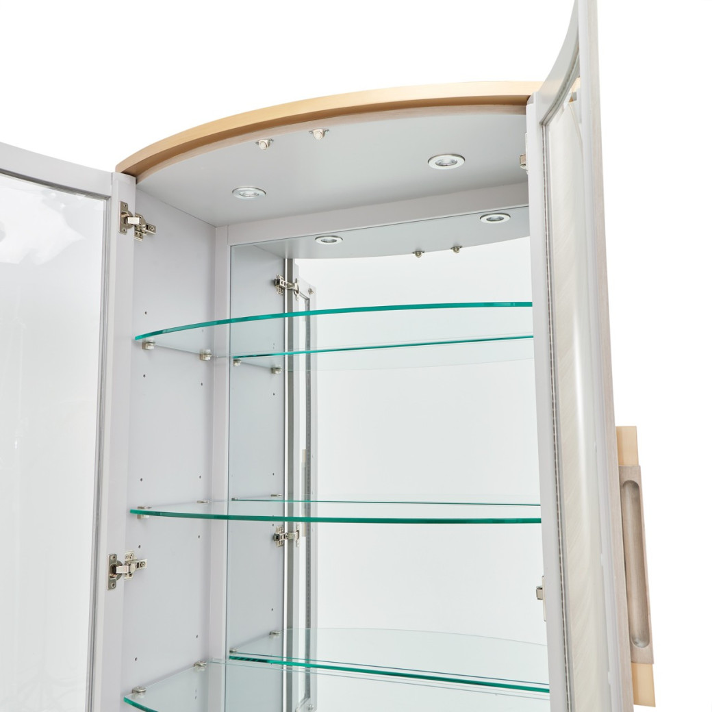 St. Charles Display Cabinet 2pc by Michael Amini 9088209-803