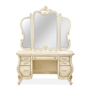 Vanity & Mirror Platine De Royale Collection By Michael Amini