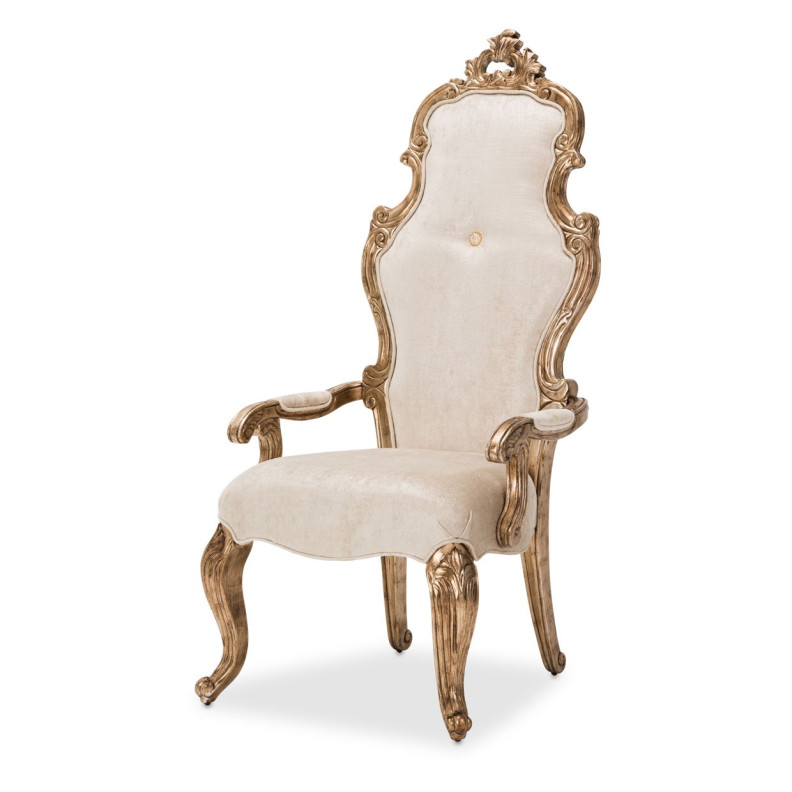 Desk Chair Platine De Royale Champagne Collection By Michael Amini