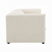 LV04550 2PC Sofa & Loveseat Boucle & Beige Linen Modern Style by Acme Furniture