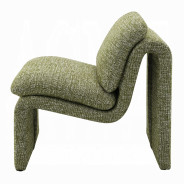 LV04550 2PC Sofa & Loveseat Boucle & Beige Linen Modern Style by Acme Furniture