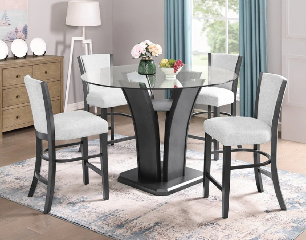 D1218 5PC Counter High Dining Set by McFerran Furnishings