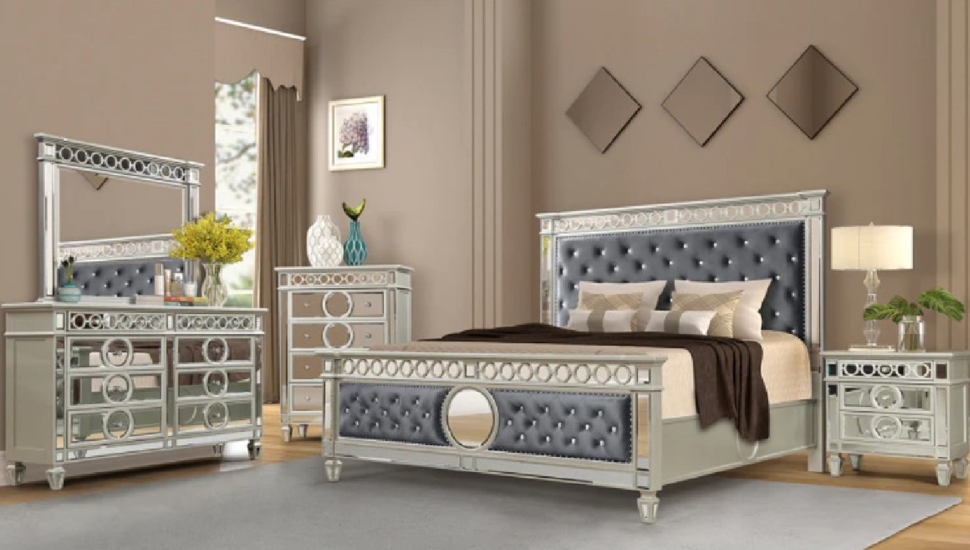 B1689 5PC Queen Size Bedroom Set Collection by McFerran Furnishings