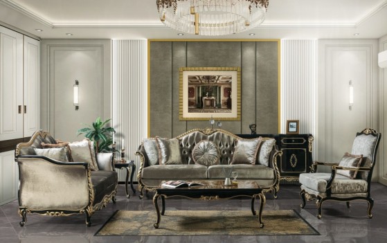 LV01887 2PC Sofa & Loveseat...