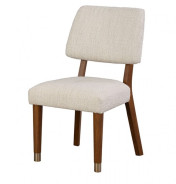 FM34000WN-T 7PC Dining set Mid-Century Modern Style Walnut Finish Hepburne Collection By  By Furniture of America