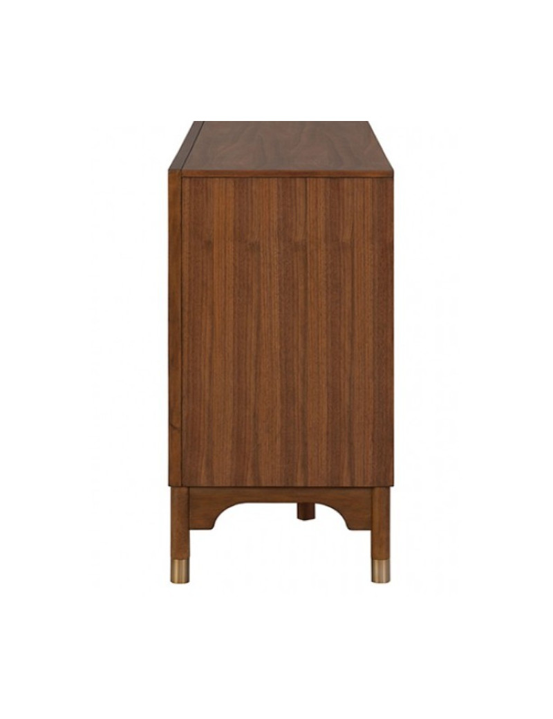 FM34000WN-SV Server Mid-Century Modern Style Walnut Finish Hepburne Collection By Furniture of America