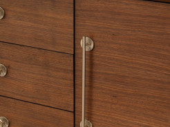 FM34000WN-SV Server Mid-Century Modern Style Walnut Finish Hepburne Collection By Furniture of America