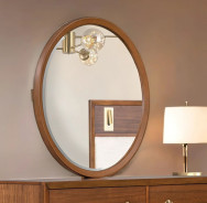 FM74000WN-ST 5PC Queen Bedroom Set Mid-Century Modern Style Hepburne Collection By Furniture of America