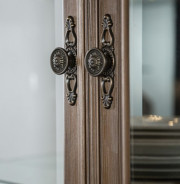 FM3418AK-HB Hutch & Buffet Weathered Oaks Finish Seven Oak Collection By Furniture of America