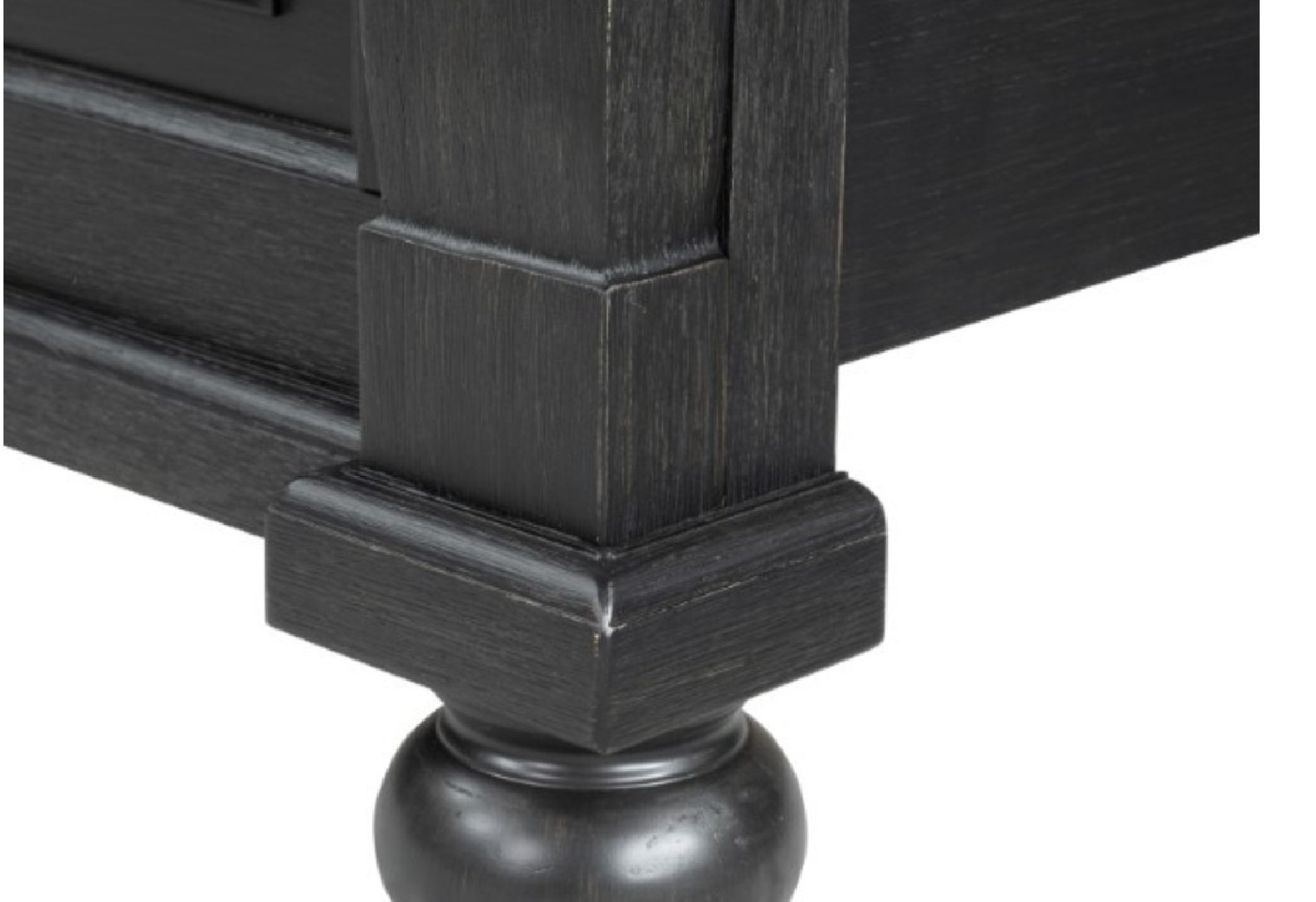 FM79009BK 5PC Queen Bedroom Set Farmhouse Black/Rustic Oak Neue Mills Collection by Furniture of America