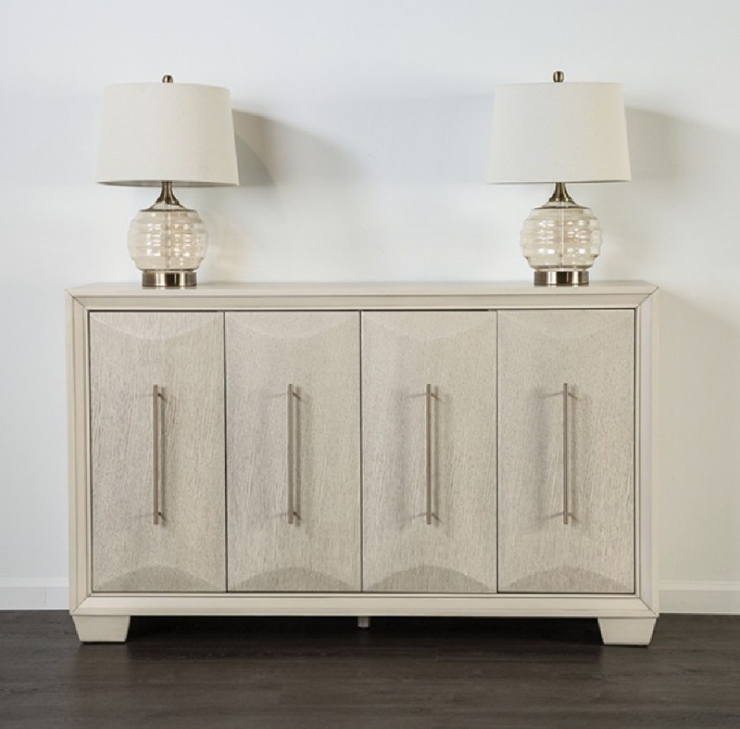 FM3399WH-T 7PC Dining set Transitional Style white oak Finish Hinwitz Collection By Furniture of America