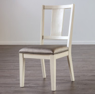 FM3399WH-T 7PC Dining set Transitional Style white oak Finish Hinwitz Collection By Furniture of America