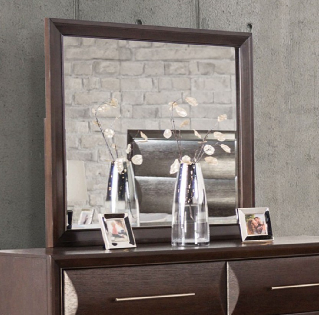 FM7399ES 5PC Queen Bedroom Set Espresso Finish Hinwitz Collection Transitional Style By Furniture of America