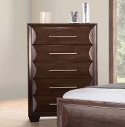 FM7399ES 5PC Queen Bedroom Set Espresso Finish Hinwitz Collection Transitional Style By Furniture of America