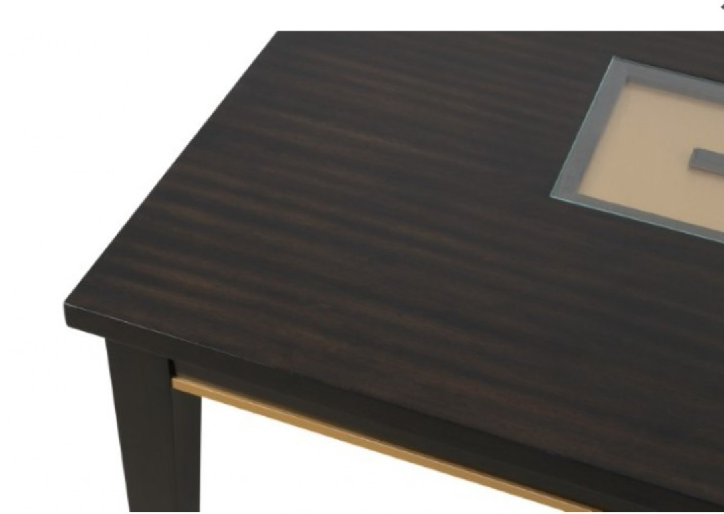 FM3401ES-T 7PC Dining set Espresso Finish Kenyada Collection Contemporary Style by By Furniture of America