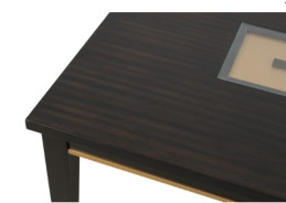 FM3401ES-T 7PC Dining set Espresso Finish Kenyada Collection Contemporary Style by By Furniture of America