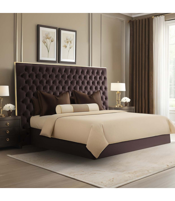 Dahlia Queen Lift Up Storage Bed By Michael Amini DUB-AEC135QN-HL